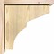 Ekena Millwork Monterey Rough Sawn Corbel w/Backplate, Douglas Fir, 8"W x 14"D x 14"H COR08X14X14MON01RDF - alternate 4